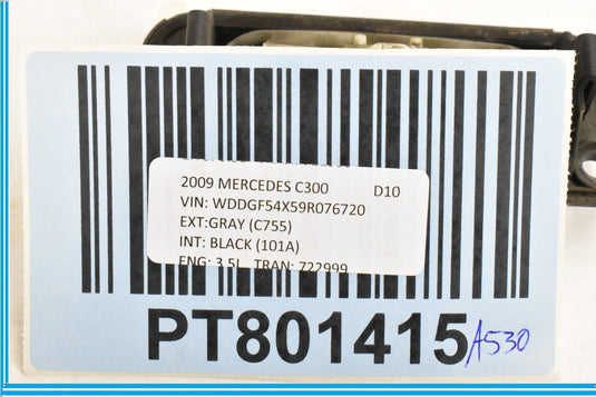 08-11 MERCEDES W204 C-CLASS REAR TRUNK LID RELEASE OPEN HANDLE 2047500293 OEM
