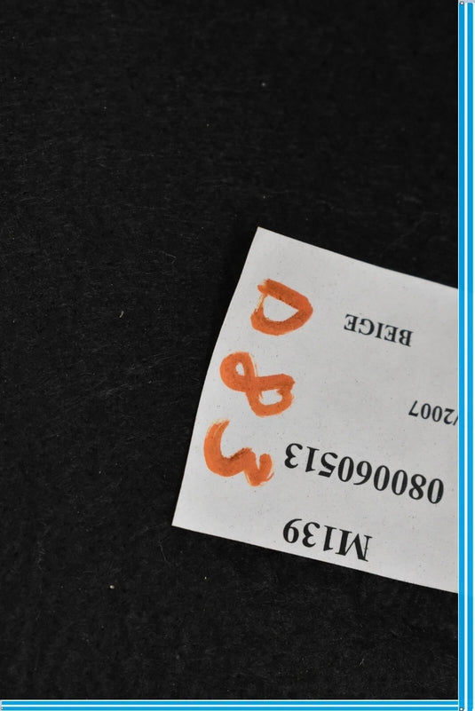 03-13 Maserati Quattroporte Rear Tailgate Trunk Cargo Trim Panel Cover Oem