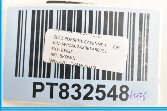 11-16 Porsche Cayenne Front Right Seat Memory Control Switch 7P5959561A Oem