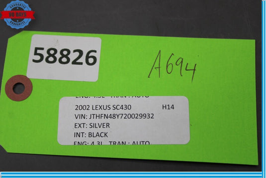 02-10 Lexus SC430 Right Side TPMS Tire Pressure Sensor Antenna 89767-24010 Oem