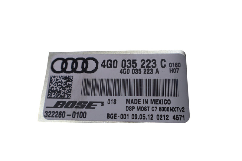 Load image into Gallery viewer, 11-18 Audi A8L A8L Quattro Bose Radio Audio Sound AMP Amplifier 4H0035545 Oem
