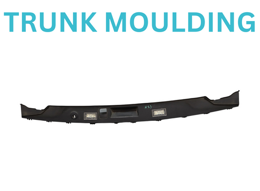 09-15 BMW 750Li 750i F01 F02 Trunk Lid Handle Molding W/ License Plate Light Oem
