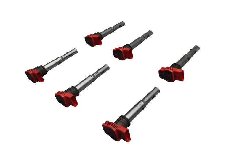 Load image into Gallery viewer, 05-19 Audi A4 A5 A6 Quattro SQ5 Q5 Front Engine Ignition Coil Red 06E905115A Oem
