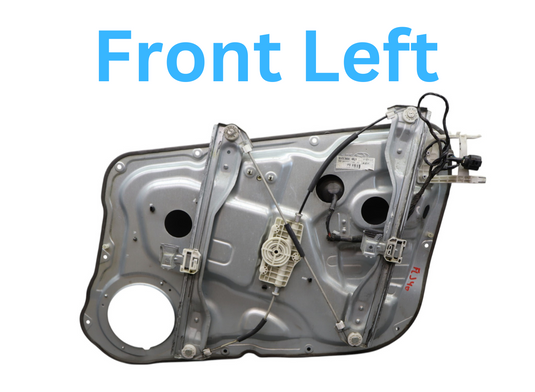 11-13 Hyundai Equus SIG Front Left Driver Side Window Regulator W/ Panel Oem
