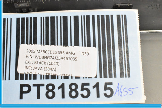 Mercedes W220 03-06 Door Step Scuff Plate Sill Trim Rear Right