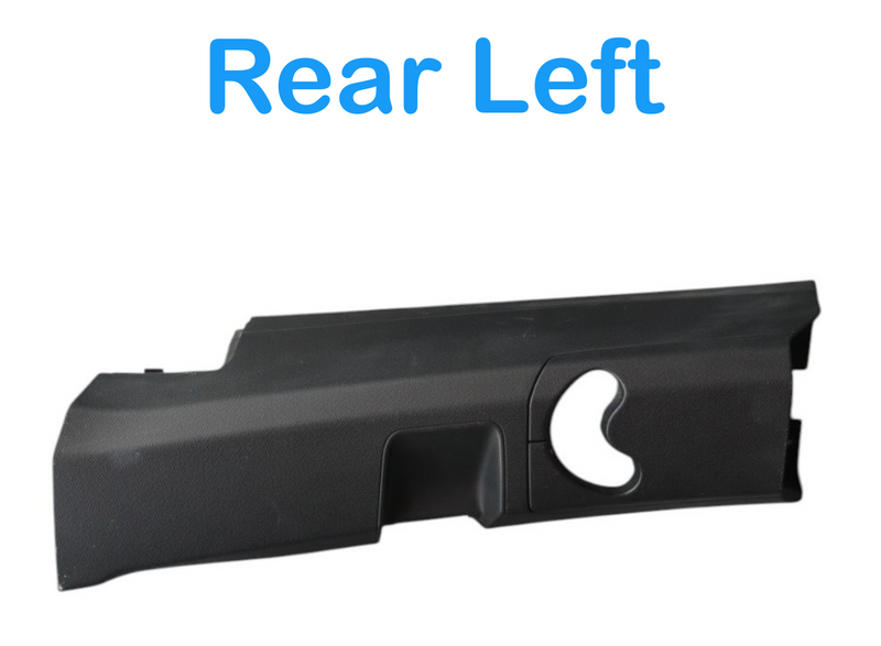 Load image into Gallery viewer, 14-20 BMW i3 i3s Rear Left Driver Side Door B Pillar Cover Trim Black Oem
