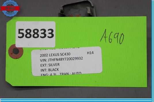 02-10 Lexus SC430 Rear Right Passenger Side Tow Hook Cover 5216124010 Oem