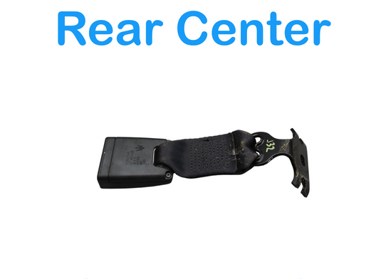 14-22 Maserati Ghibli M157 Rear Center Side Seat Belt Buckle Black Oem