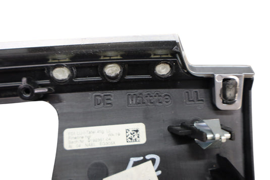 09-15 BMW 740i 740Li 750i 750Li Front Dashboard Center Wood Trim Panel Oem