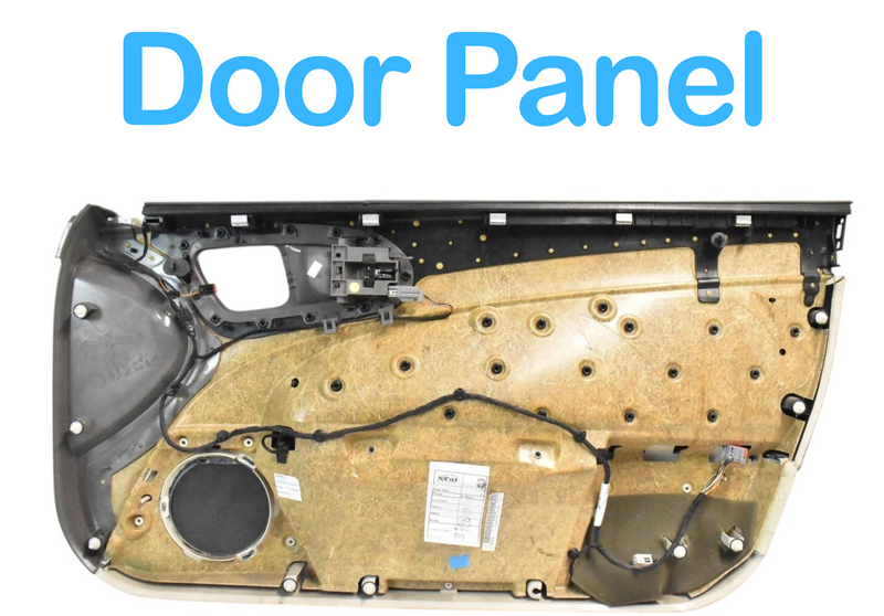 Load image into Gallery viewer, 10-11 Jaguar XK Front Left Driver Interior Door Panel Trim Panel 6w8323713A Oem
