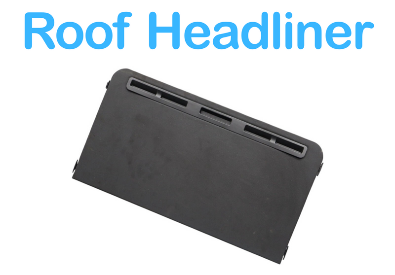 Load image into Gallery viewer, 14-22 Maserati Ghibli Headliner Sun Roof Sunroof Sun Shade Cover Suede Black Oem
