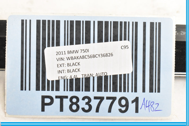 Load image into Gallery viewer, 09-15 BMW 750i 750Li F01 F02 Rear Left Driver Inner Window Channel Cover Oem
