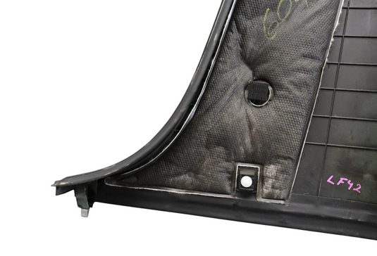 06-12 Bentley Continental Left Side B Pillar Cover Trim Black 3W5819727C Oem