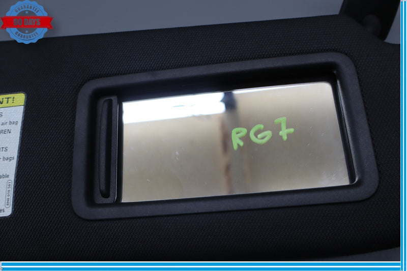 Load image into Gallery viewer, 12-15 Audi A6 Quattro Front Right Passenger Side Sun Visor Sunvisor Black Oem
