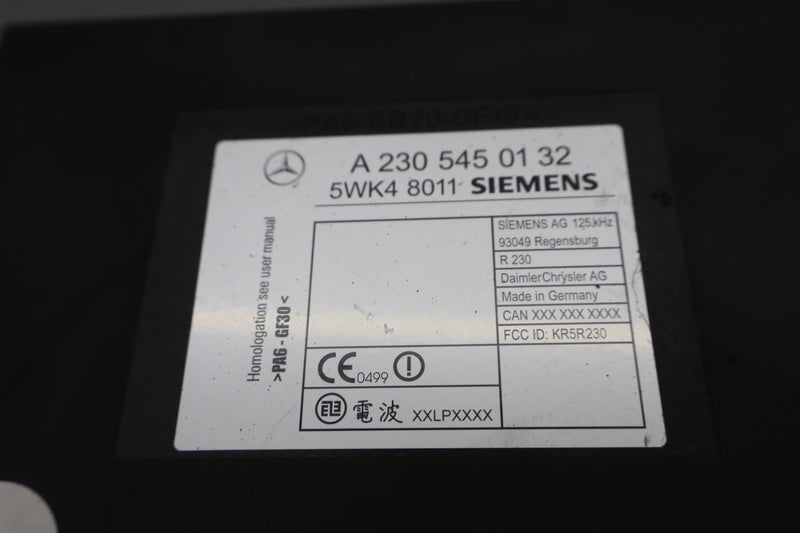 Load image into Gallery viewer, 00-03 Mercedes R230 SL500 Keyless Go Entry Control Module Unit Oem
