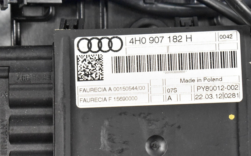 Load image into Gallery viewer, 12-18 Audi A8 A8 Quattro Front Left Side Upper Seat Cushion Black 4H0881805 Oem
