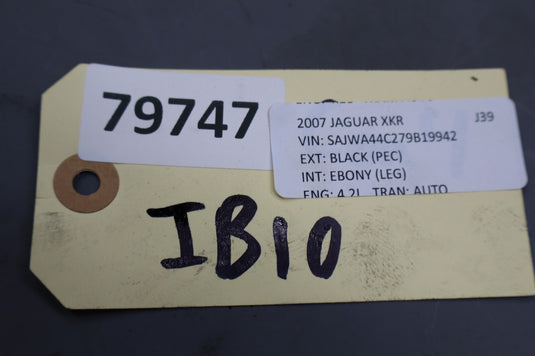 07-09 Jaguar XK XKR Front Crossmember Upper Tie Brace Bar 5H2Z-14A686-BA Oem