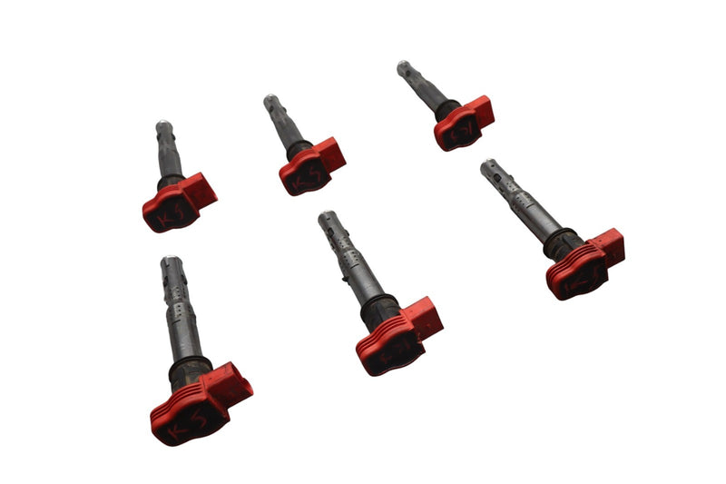 Load image into Gallery viewer, 05-19 Audi A4 A5 A6 Quattro SQ5 Q5 Front Engine Ignition Coil Red 06E905115A Oem
