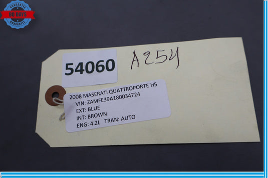 03-13 Maserati Quattroporte M139 Front Left Side Door Panel Trim Panel Oem