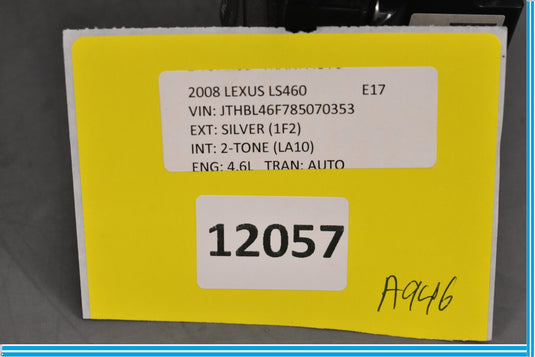 07-09 Lexus LS460 Center Console Power ECT Snow Traction Switch Button Oem