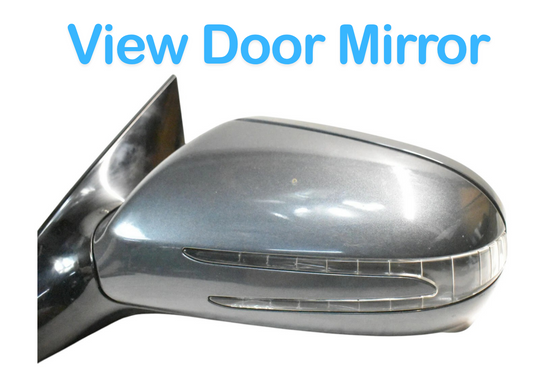 2010 Mercedes-Benzes E550 Front Left Driver Side Rear View Door Mirror Gray OEM