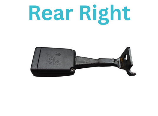 14-19 Maserati Ghibli Rear Right Passenger Side Seat Belt Buckle Black Oem