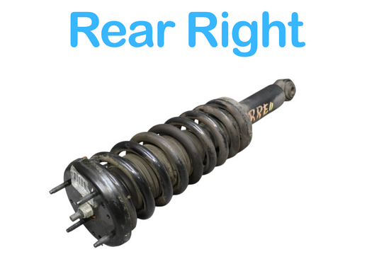 09-12 Jaguar XF X250 Rear Right Side Shock Absorber Coil Strut 8X2318080AB Oem