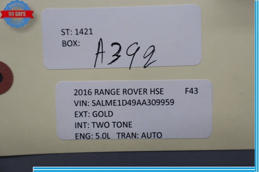 10-12 Land Rover Range Rover HSE Front Steering Column Lower Cover Trim Oem