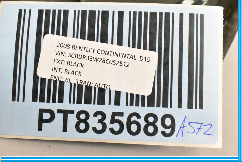 Load image into Gallery viewer, 2008 Bentley Continental GT Rear Door Trim Upper Speed Auto 3W7885773 Oem
