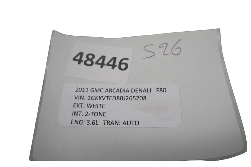 Load image into Gallery viewer, 07-12 GMC Acadia Denali Rear Left Driver Side Interior Door Panel Black OEM
