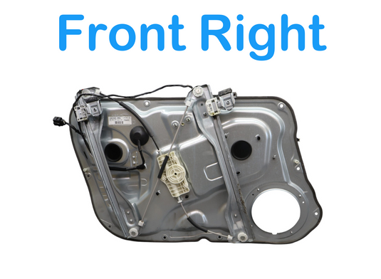 11-13 Hyundai Equus SIG Front Right Side Window Regulator W/ Panel Oem