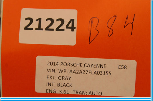 11-18 Porsche Cayenne Rear Right Side Door Window Regulator Motor Oem