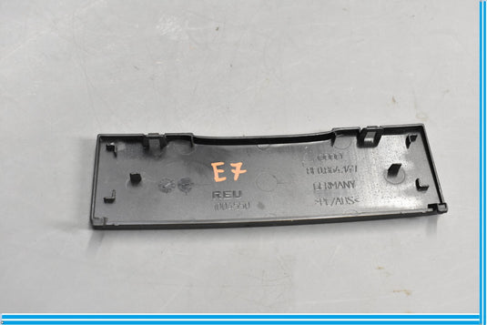 09-17 Audi A4 Wagon Rear Center Console Trim Blank Cover Panel Black Oem