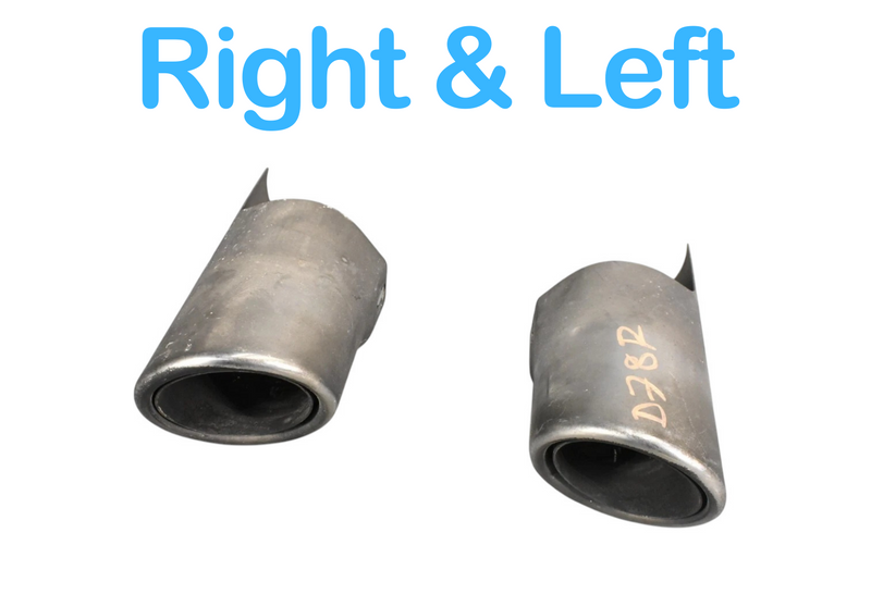 Load image into Gallery viewer, 04-06 Jaguar XJ8 XJR X358 Rear Right And Left Side Exhaust Muffler Tip Set Oem

