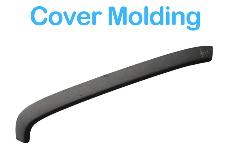 Load image into Gallery viewer, 03-09 Hummer H2 Front Left Driver Side Hood Flare Upper Cover Molding Black OEM
