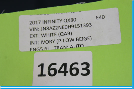 11-20 Infiniti QX56 QX80 Rear Drive Shaft Halfshaft Propeller Oem