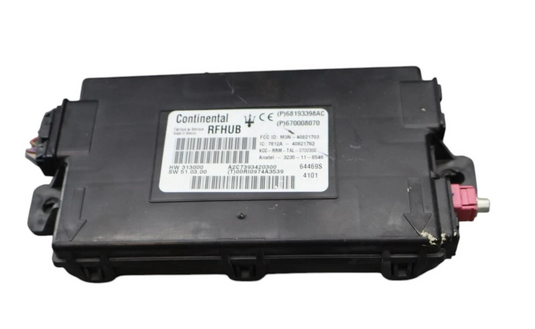 14-17 Maserati Quattroporte M156 Keyless Entry RF Hub Control Module Unit OEM