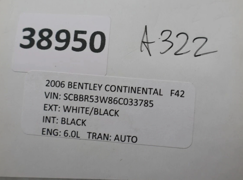 Load image into Gallery viewer, 06-13 Bentley Continental Flying Spur Rear Right Seat Belt Black 3W5857806 Oem
