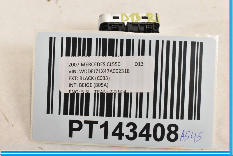 Load image into Gallery viewer, 07-10 Mercedes CL550 CL600 W216 Rear Right Passenger Window Control Switch Oem
