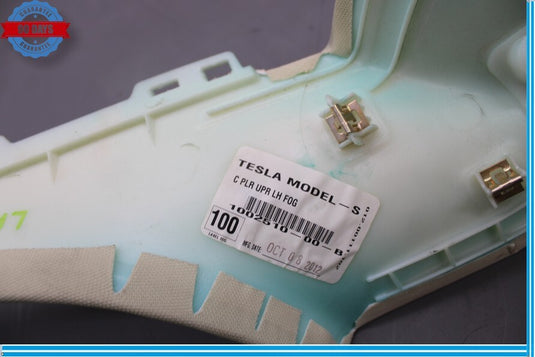 12-16 Tesla Model S Rear Left Quarter C Pillar Trim Cover Panel Assembly Oem