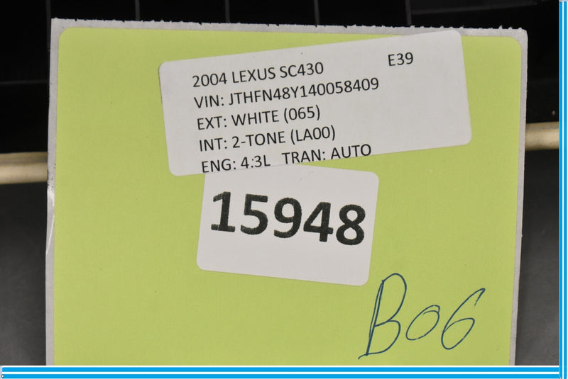 Load image into Gallery viewer, 02-10 Lexus SC430 Right Passenger Convertible Roof Side Rail Cover Trim Oem
