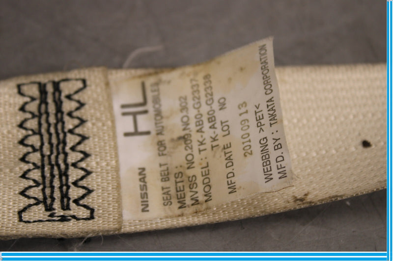 Load image into Gallery viewer, 11-17 Infiniti QX56 QX80 Rear 2nd Second Row Left Driver Side Seat Belt Oem

