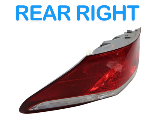 07-09 Lexus LS460 LS460L Rear Right Outer Tail Brake Light Lamp 8155150160 OEM