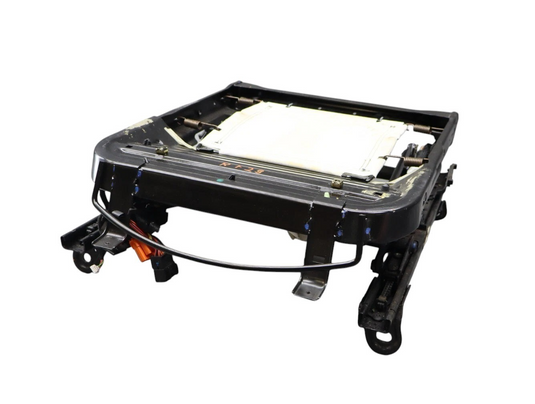 03-13 Maserati Quattroporte Front Right Seat Rail Track Frame W/Motors Black Oem