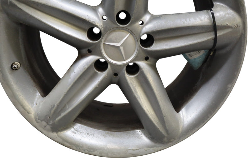 Load image into Gallery viewer, 03-08 Mercedes R230 SL500 9.5 x 18 18" Rear Wheel Rim Silver 2304010502 Oem
