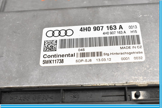 11-17 Audi A8 Differential Lock Computer Control Module ECU 4H0907163A