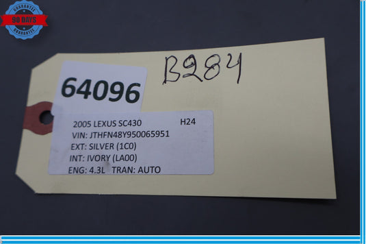 02-10 Lexus SC430 Front Left Driver Seat Recline Handle Lever Cover Trim Oem