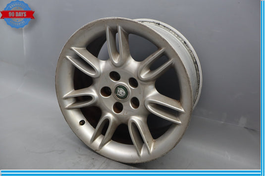 97-06 Jaguar X100 XK8 XKR Impeller 9 x 18 Rear Wheel Rim Silver MJE6118BA Oem