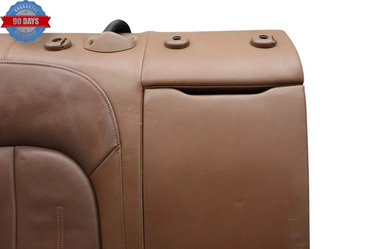 13-18 Audi A6 Rear Right Passenger Seat Top Upper Cushion  W/Armrest Brown Oem