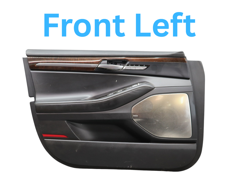 Load image into Gallery viewer, 17-19 Genesis G90 Front Left Driver Side Interior Door Panel 82301D2550 Oem
